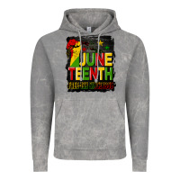 Cloud Rock juneteenth fist free ish since 1865 with background Vintage Hoodie - HRA Design Shop
