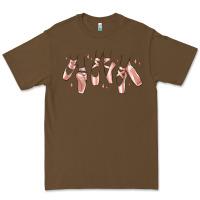 Cacao ballerina ballet shoes Premium Tee - MaliasSmallBusiness