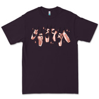Plum ballerina ballet shoes Premium Tee - MaliasSmallBusiness