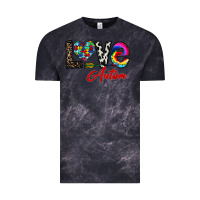 Cloud Black love autism Vintage Tee - CowhideDigitalArt