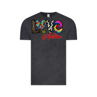 Vintage Black love autism Vintage Tee - CowhideDigitalArt