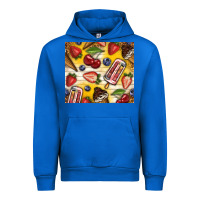 Cobalt summer ice cream with fruits Urban Hoodie - TumblerDesignByShophia