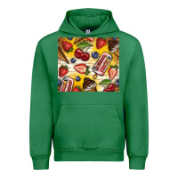 Emerald summer ice cream with fruits Urban Hoodie - TumblerDesignByShophia