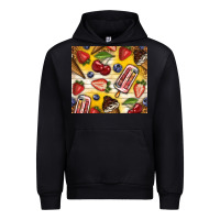 Foreset Green summer ice cream with fruits Urban Hoodie - TumblerDesignByShophia