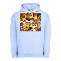 Pigment Grape Ice summer ice cream with fruits Urban Hoodie - TumblerDesignByShophia