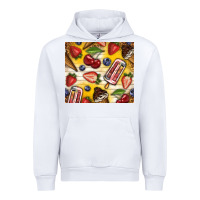 White summer ice cream with fruits Urban Hoodie - TumblerDesignByShophia