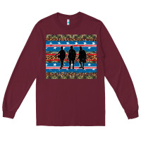 Burgundy armed forces day soldier Long Sleeve Tee - Artiststas