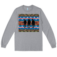 Heather Grey armed forces day soldier Long Sleeve Tee - Artiststas