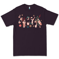 Plum christmas ballerina shoes Premium Tee - MaliasSmallBusiness