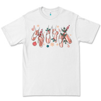 White christmas ballerina shoes Premium Tee - MaliasSmallBusiness
