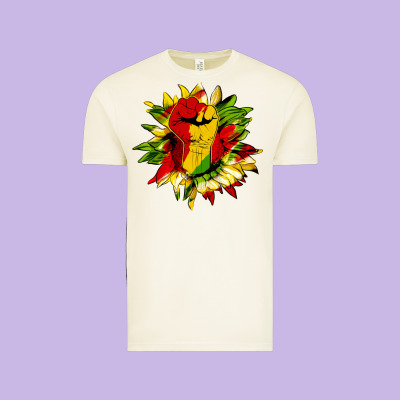 Juneteenth Sunflower Vintage Tee Designed By Hra Design Shop