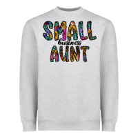 Heather Grey small business aunt Heavyweight Sweatshirt - CowhideDigitalArt