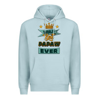 Blue Mist world's best papaw ever Premium Hoodie - Jasminsmagicworld