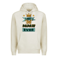 Oatmeal Heather world's best papaw ever Premium Hoodie - Jasminsmagicworld