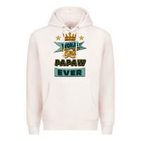 Pale Pink world's best papaw ever Premium Hoodie - Jasminsmagicworld