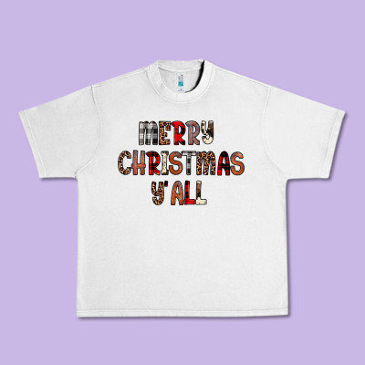 Merry Christmas Y All Urban Heavy Tee Designed By Jahusdesignshop