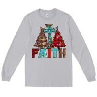 Moon Dust cross and christmas trees Long Sleeve Tee - AdoDesignShop
