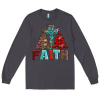 Smoke cross and christmas trees Long Sleeve Tee - AdoDesignShop