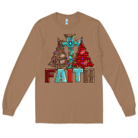 Toasted Coconut cross and christmas trees Long Sleeve Tee - AdoDesignShop