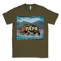 Army Green papa bear tumbler Classic Tee - Artiststas