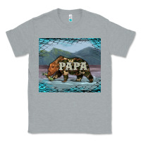 Heather Grey papa bear tumbler Classic Tee - Artiststas