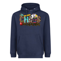 Navy chaos coordinator Heavyweight Hoodie - NancyCooperArtShop