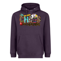 Plum chaos coordinator Heavyweight Hoodie - NancyCooperArtShop