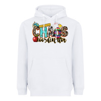 White chaos coordinator Heavyweight Hoodie - NancyCooperArtShop