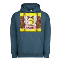 Pigment Midnight Navy raising ballers with baseball and softball leopard tumbler tbs Urban Hoodie - TumblerDesignByShophia
