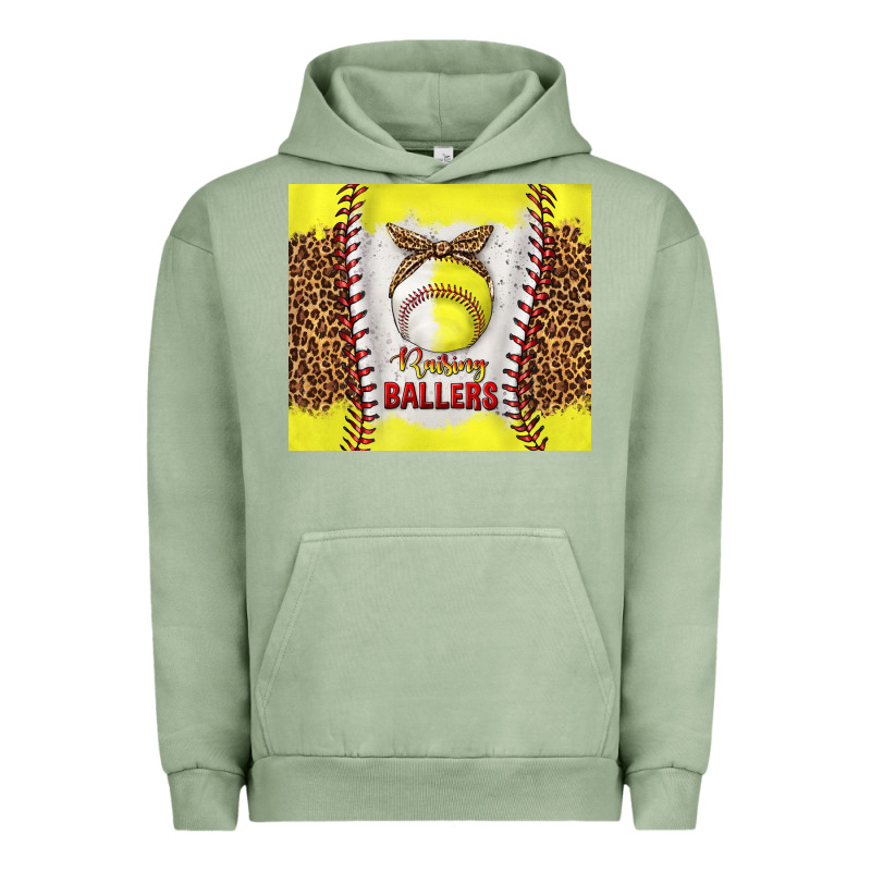 Raising Ballers With Baseball And Softball Leopard Tumbler Tbs Urban Hoodie by TumblerDesignByShophia | Teevron
