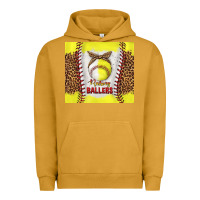 Pigment Peanut Butter raising ballers with baseball and softball leopard tumbler tbs Urban Hoodie - TumblerDesignByShophia
