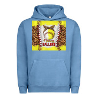 Pigment Pebble Blue raising ballers with baseball and softball leopard tumbler tbs Urban Hoodie - TumblerDesignByShophia