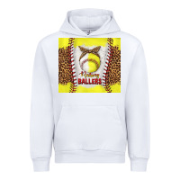 White raising ballers with baseball and softball leopard tumbler tbs Urban Hoodie - TumblerDesignByShophia
