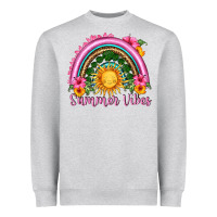 Summer Vibes  Rainbow Heavyweight Sweatshirt | Teevron