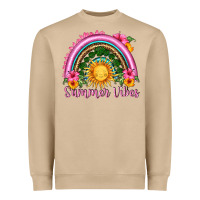 Mushroom summer vibes  rainbow Heavyweight Sweatshirt - HRA Design Shop