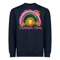 Navy summer vibes  rainbow Heavyweight Sweatshirt - HRA Design Shop