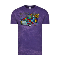 Cloud Purple love needs no words Vintage Tee - CowhideDigitalArt