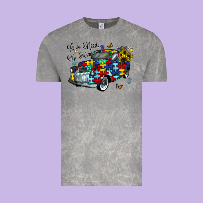 Love Needs No Words Vintage Tee Designed By Cowhidedigitalart