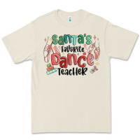 Bone santa's favorite dance teacher Premium Tee - MaliasSmallBusiness