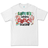 White santa's favorite dance teacher Premium Tee - MaliasSmallBusiness