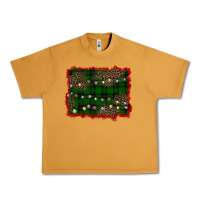 Peanut Butter christmas green plaid background Urban Heavy Tee - BarkalooDesign