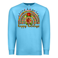 Ocean Blue Happy holidays elf gnome Premium Sweatshirt - NancyCooperArtShop