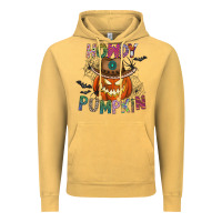 Vintage Mustard howdy pumpkin Vintage Hoodie - CowhideDigitalArt