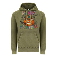 Vintage Olive howdy pumpkin Vintage Hoodie - CowhideDigitalArt