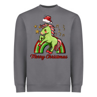 Storm merry christmas unicorn Heavyweight Sweatshirt - FaDigitalArtStudio