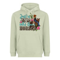 Matcha just a girl who loves horses Heavyweight Hoodie - MaliasSmallBusiness