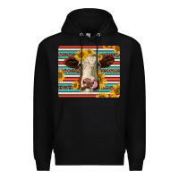 Black serape leopard hereford cattle mousepad Premium Hoodie - Jasminsmagicworld