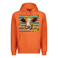 Carrot serape leopard hereford cattle mousepad Premium Hoodie - Jasminsmagicworld