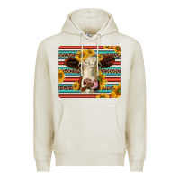 Oatmeal Heather serape leopard hereford cattle mousepad Premium Hoodie - Jasminsmagicworld