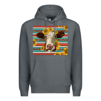 Rock serape leopard hereford cattle mousepad Premium Hoodie - Jasminsmagicworld
